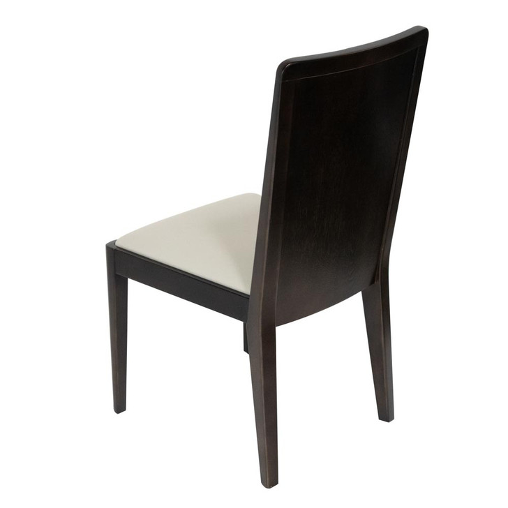 side back view of chair