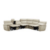H04160 6-Piece Modular Power Reclining Sectional with Power Headrests