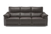 Natuzzi Editions C070/Brama N55/Sofa with two electric recliner and lumbar support