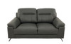 Bellmar Leather Loveseat