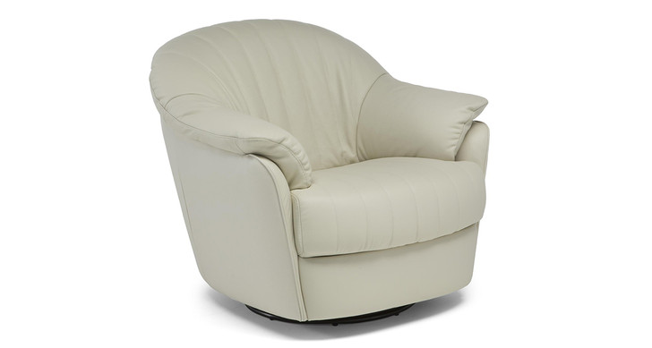 Natuzzi Editions Gratitudine C163 Rocking chair with swivel base