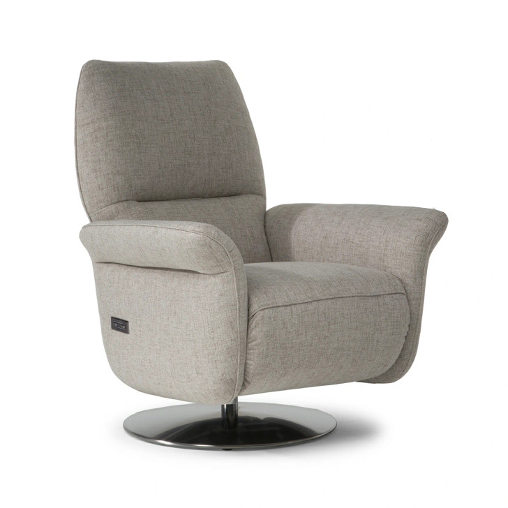 Natuzzi Editions Angelica C236 Swivel Armchair with Dual Power Motion