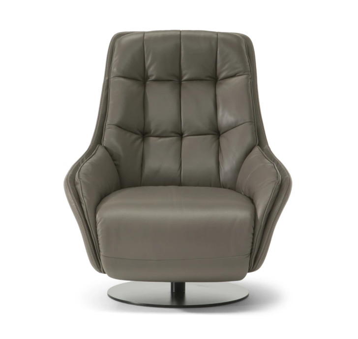 Natuzzi Edition C244 Levante Swivel Armchair with Dual Power Motion