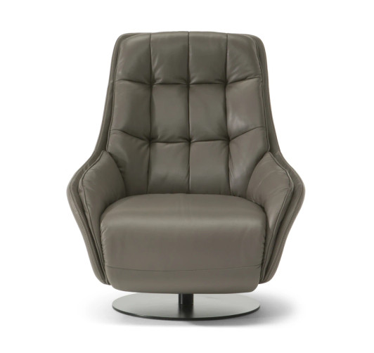 Natuzzi Edition C244 Levante Swivel Armchair with Dual Power Motion