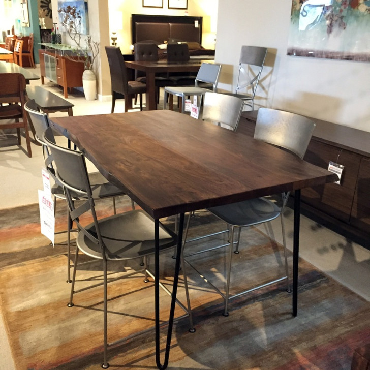 Tioga  60" Acacia Wood Dining Table