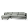 Edward 2pcs Sectional with 4 pillows